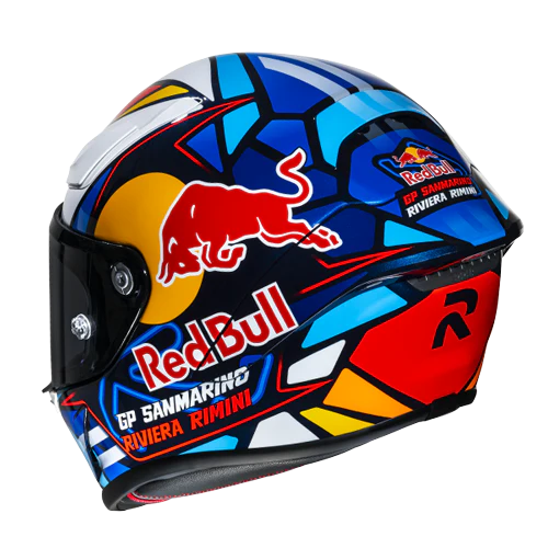 Casco fashion integral red bull