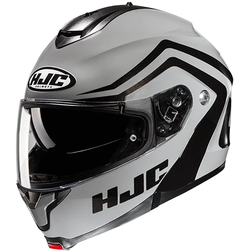 CASCO ABATIBLE HJC C91N NEPOS NEGRO GRIS