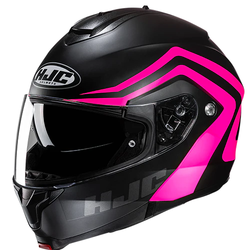 CASCO ABATIBLE HJC C91N NEPOS NEGRO ROSA