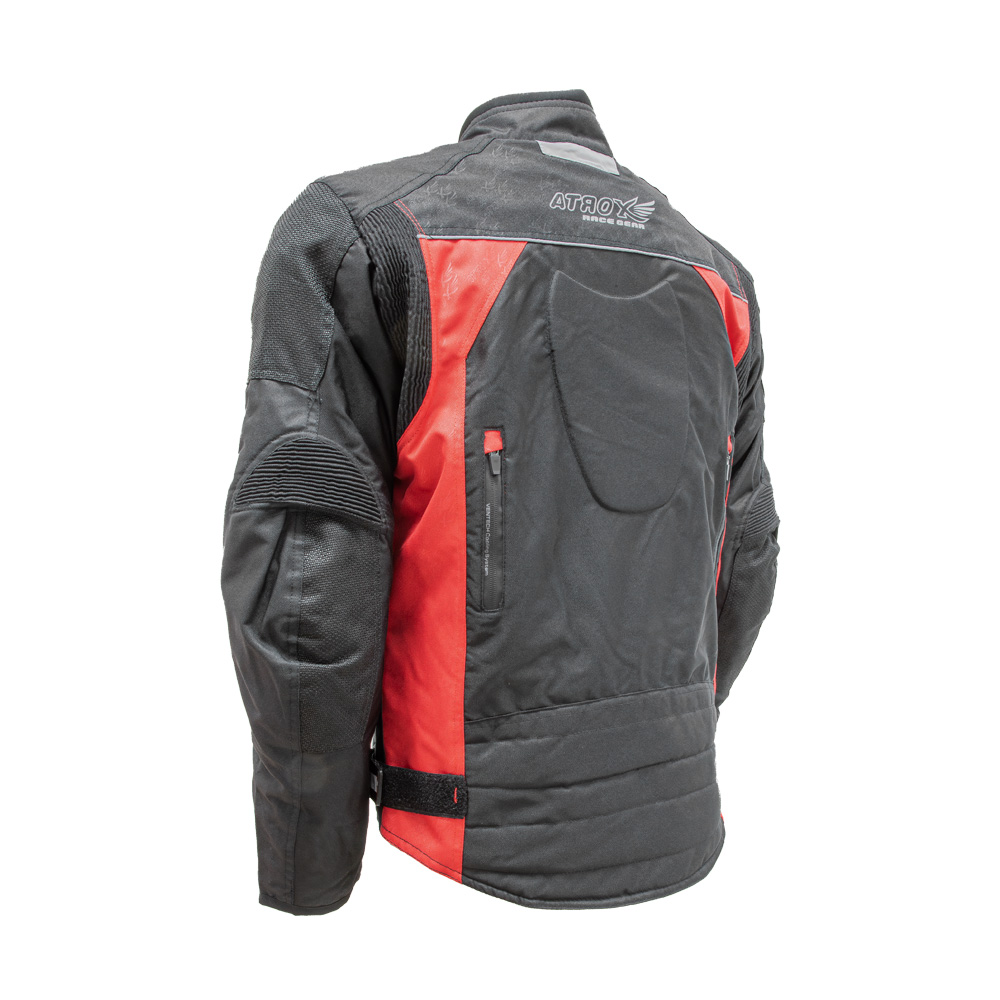 CHAMARRA ATROX CE-2110 CORDURA CORTA ROJO