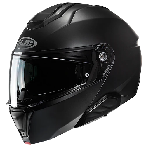 CASCO HJC ABATIBLE I91 NEGRO MATE