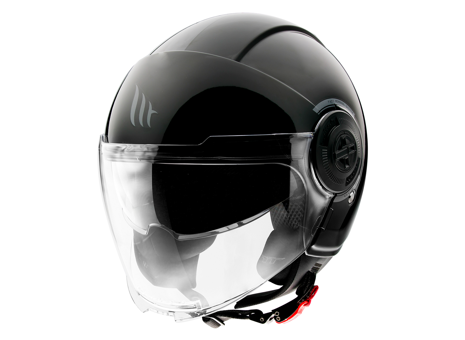 Casco Abierto Mt OF502SV B Viale SV S Negro Mate