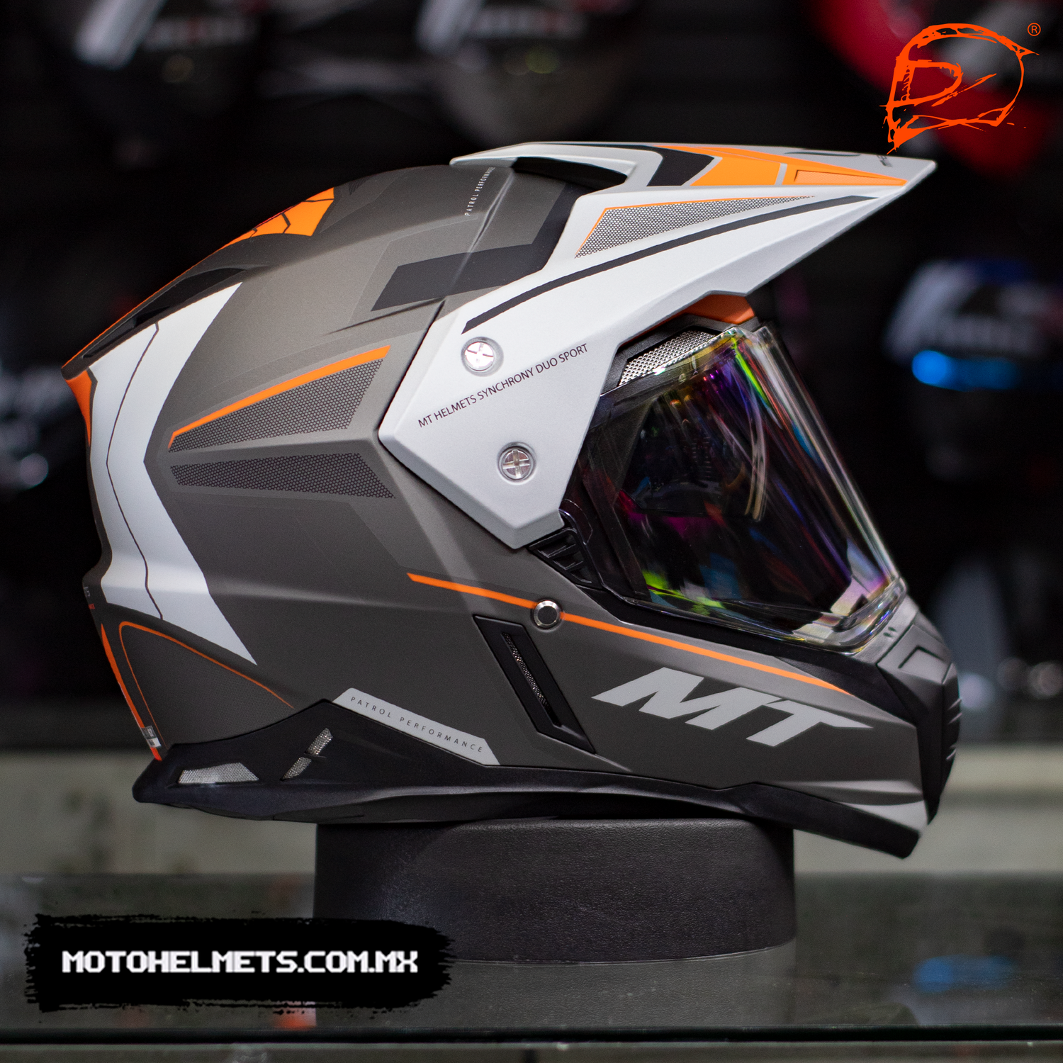 CASCO MT SYNCHRONY DS SV PATROL B4 MATE