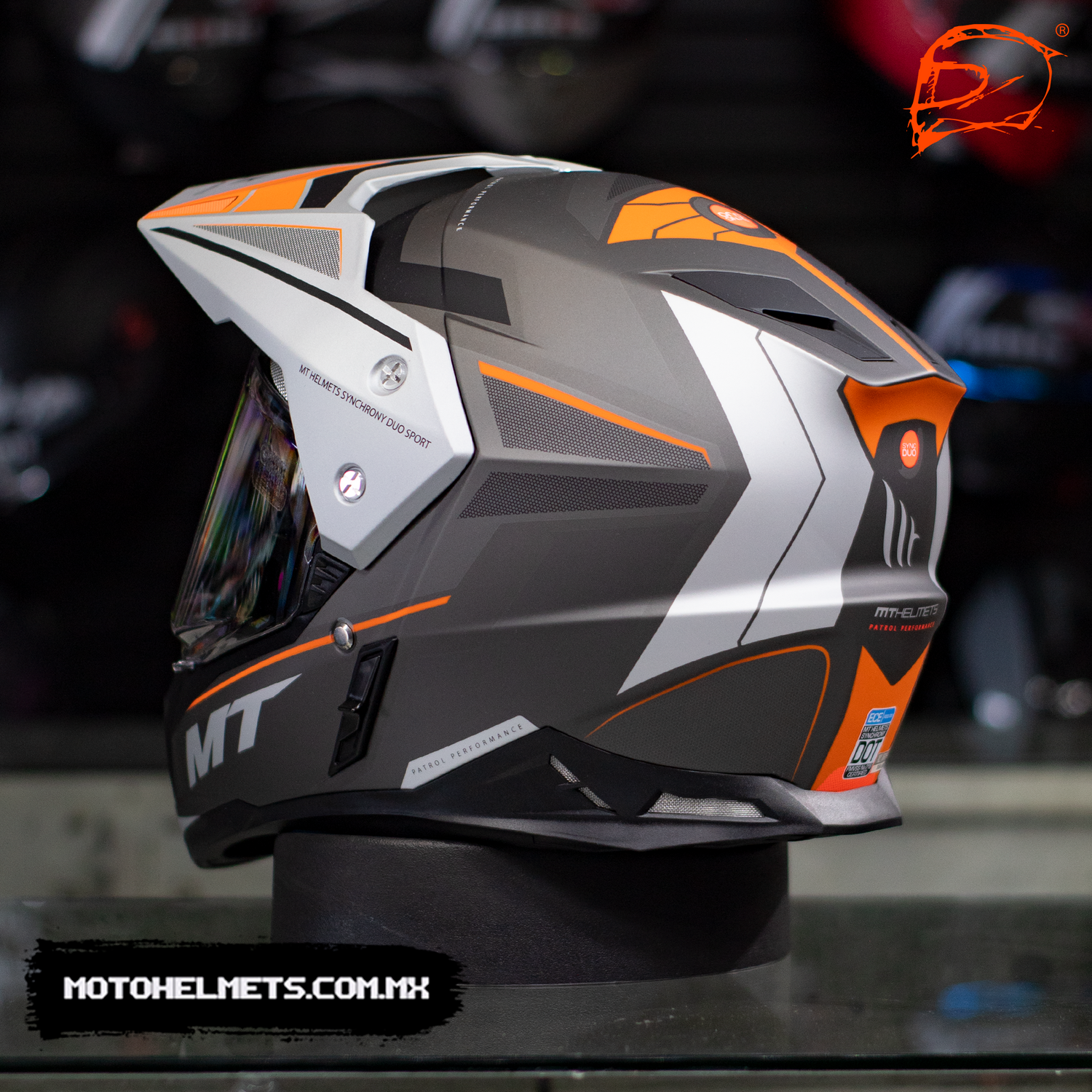 CASCO MT SYNCHRONY DS SV PATROL B4 MATE