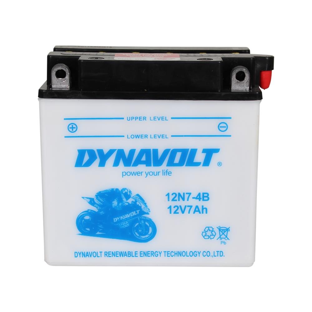 Batería Acumulador Dynavolt 12N7-4B - Moto Helmets  -  - Baterías, Piezas para moto