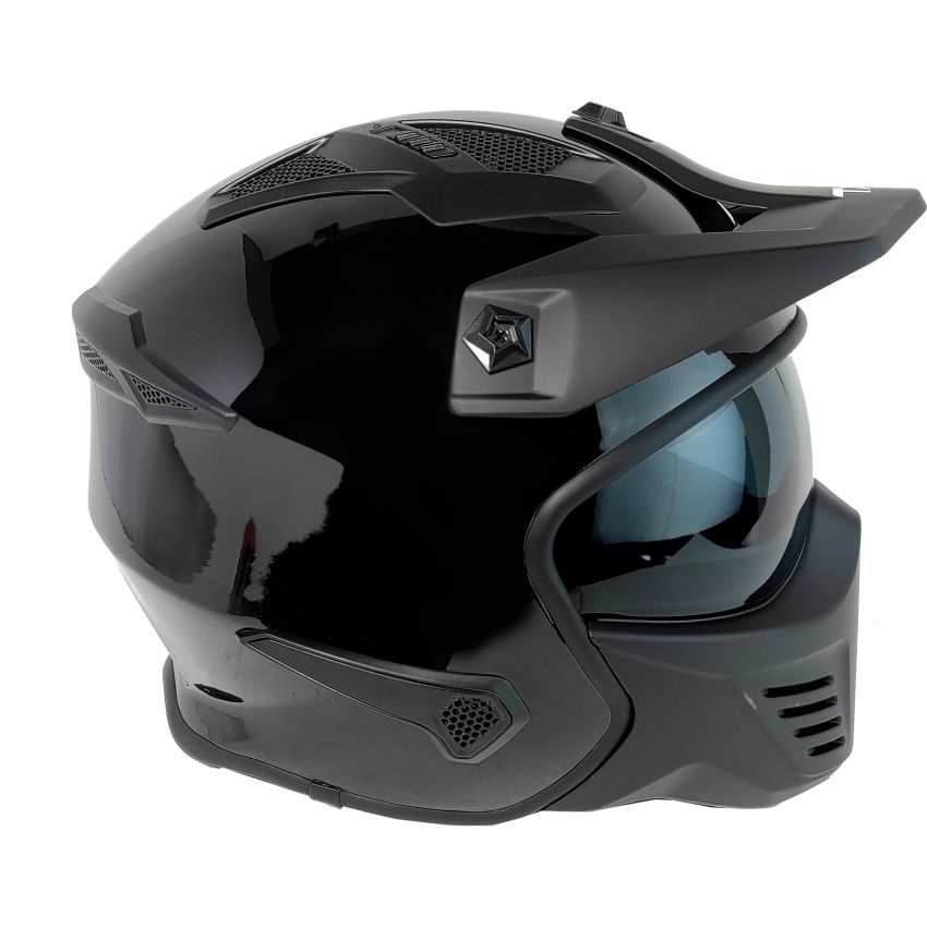 Casco Modular Tech X2 TX-726X C/Visera Gris/Negro – Moto Helmets & Sebastian