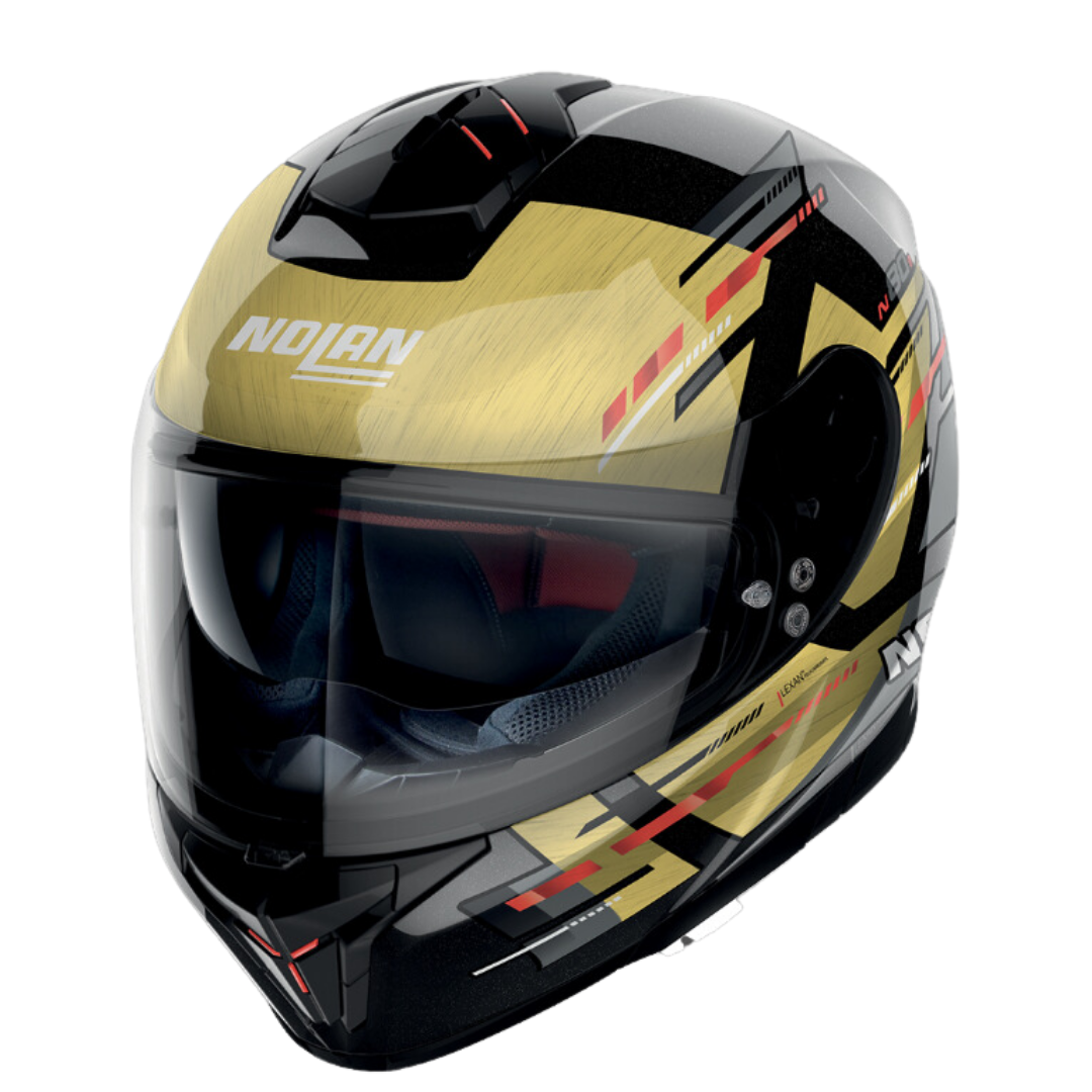 CASCO INTEGRAL NOLAN N80-8 METEOR 69 BRILLO