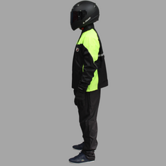 Impermeable Premium R7 Amarillo Fluo - Moto Helmets  -  - Equipo, Impermeables