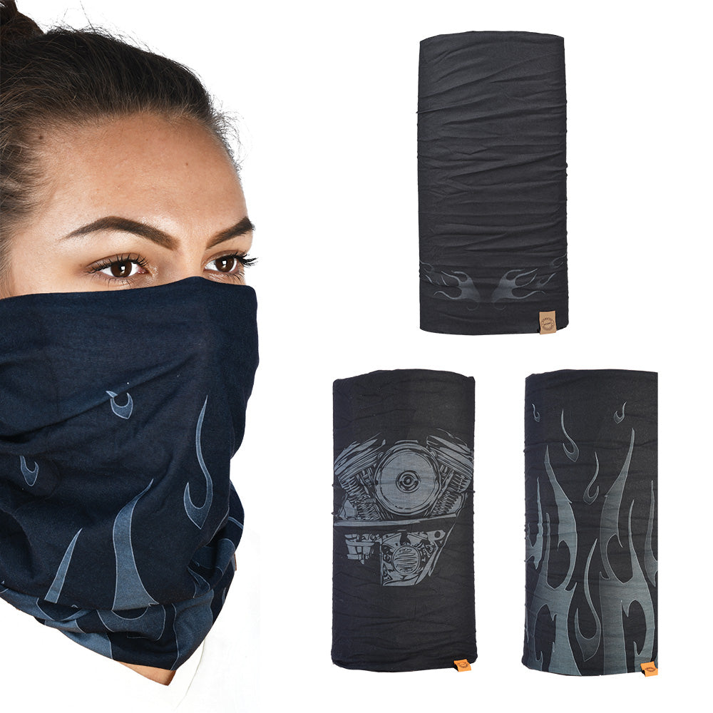 Máscaras Protectoras Viento Oxford HD Gráficos Gris