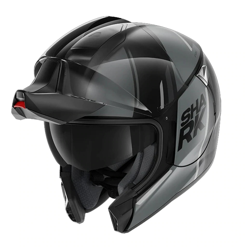 Casco Abatible Shark Evojet Vyda Gris - Moto Helmets  -  - Abatibles, Cascos