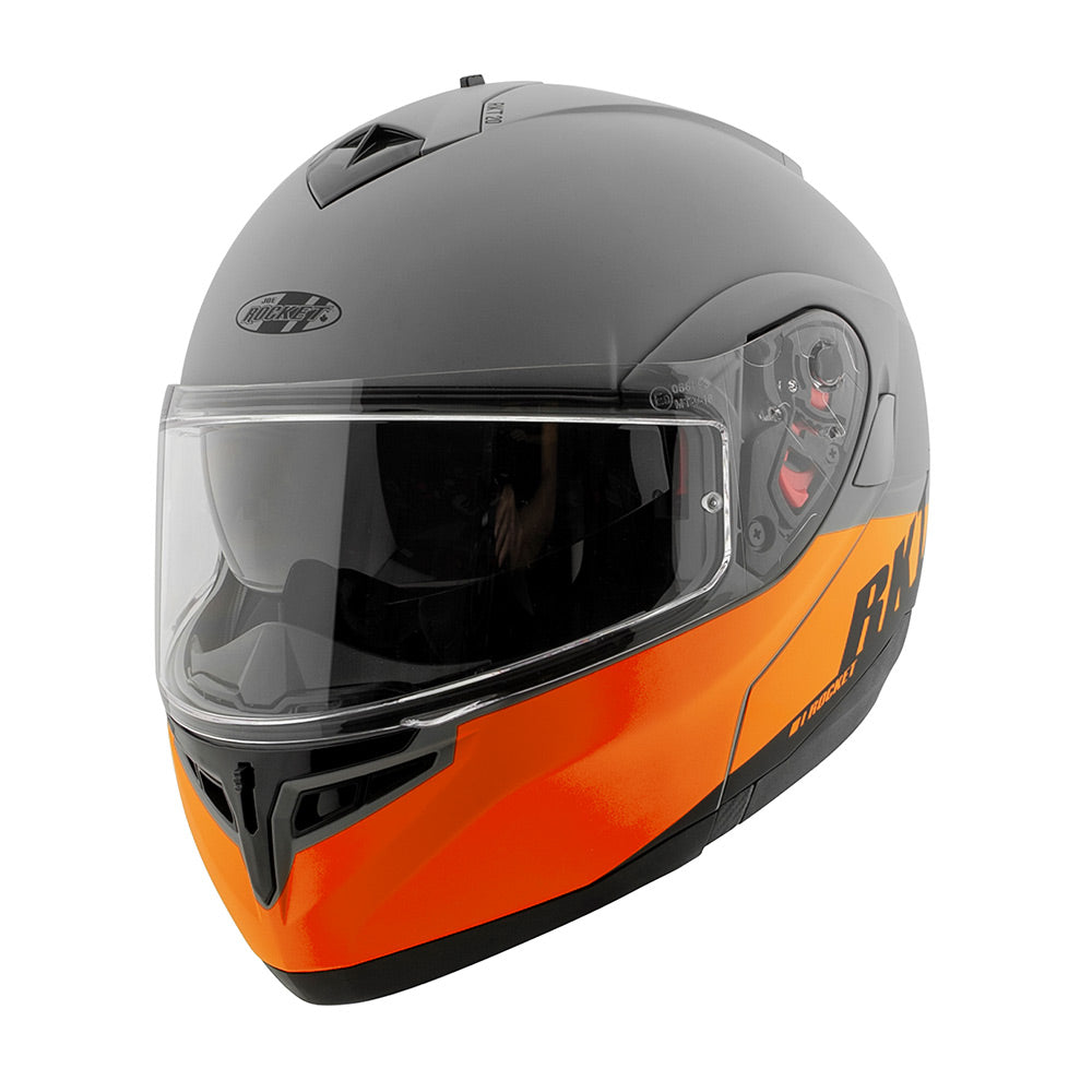 Casco Abatible Joe Rocket Rkt 20 Sonic Naranja - Moto Helmets  -  - Abatibles, Cascos