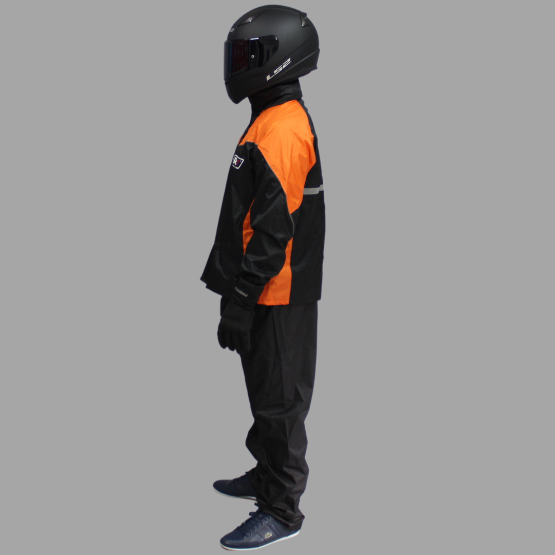 Impermeable Premium R7 Naranja - Moto Helmets  -  - Equipo, Impermeables