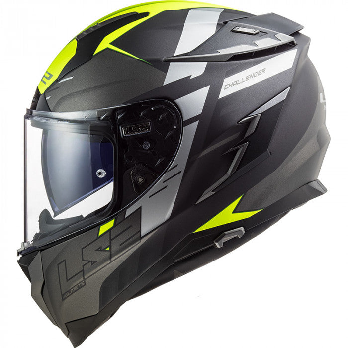 Casco LS2 Challenger Allert Titanium Mate/Ama FF327 - Moto Helmets  -  - Cascos, Integrales