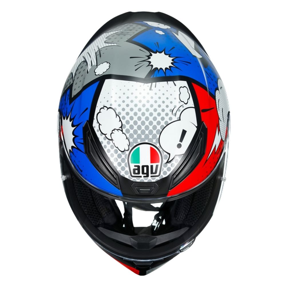 CASCO AGV CERRADO K-1 E2205 MULTI BANG ITALY/AZL/MATE – iMoto