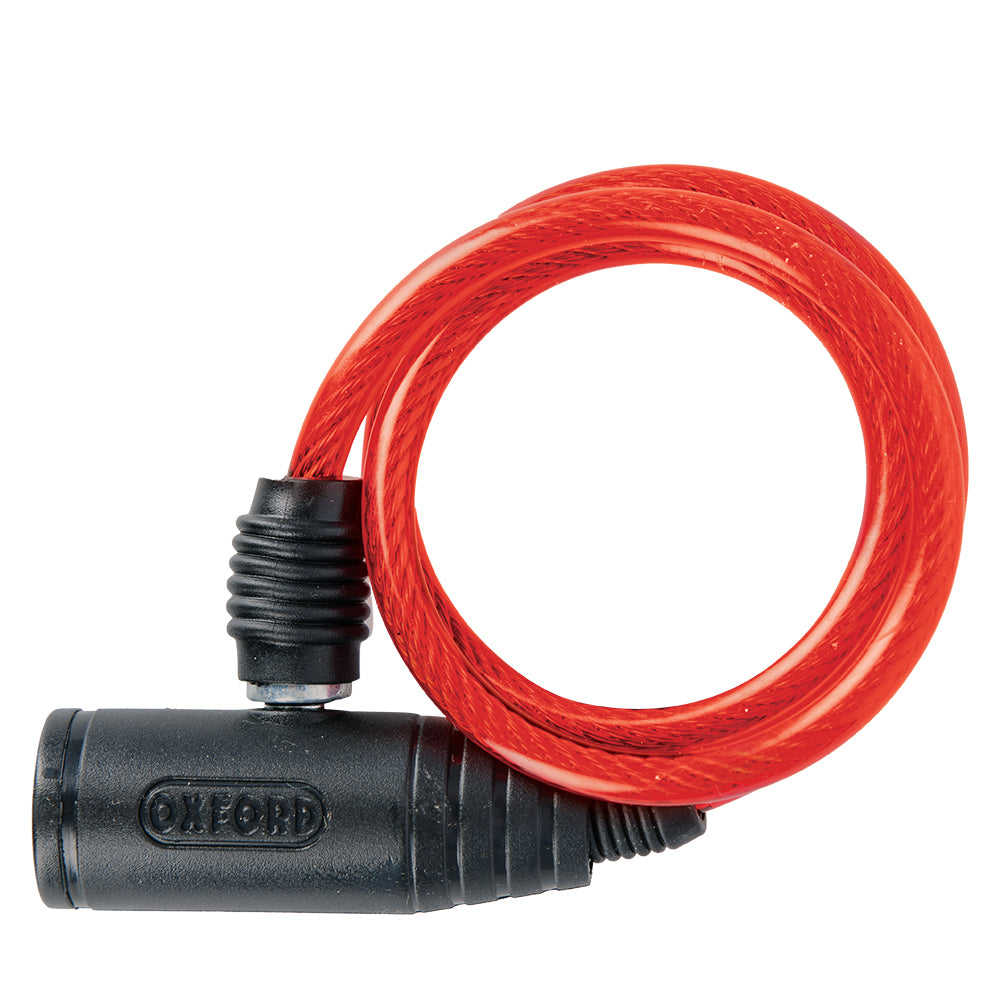 Candado Bumper Cable Lock Oxford Rojo