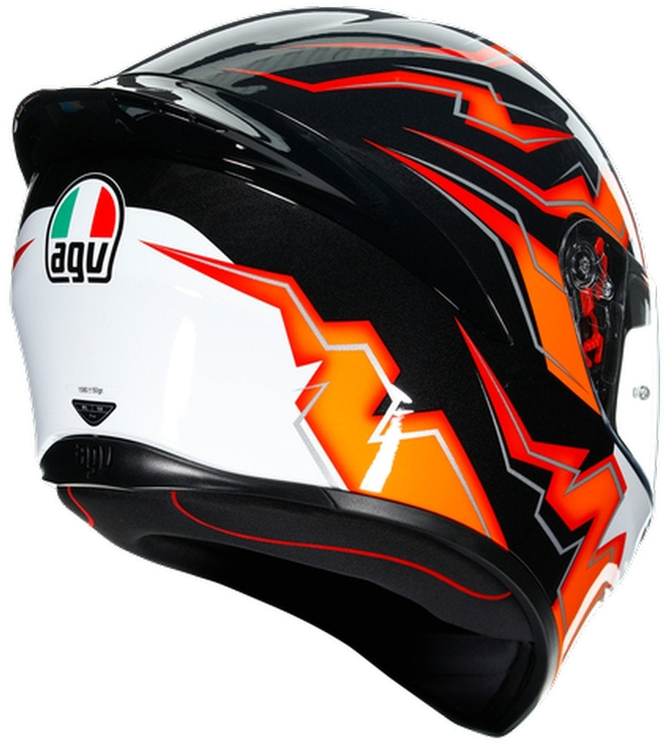 CASCO AGV K1 E2205 MULTI KRIPTON NEGRO NARANJA