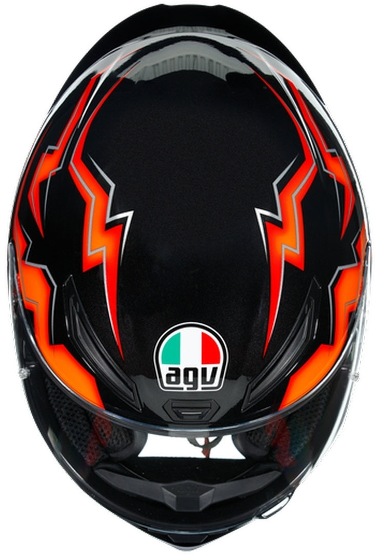 CASCO AGV K1 E2205 MULTI KRIPTON NEGRO NARANJA