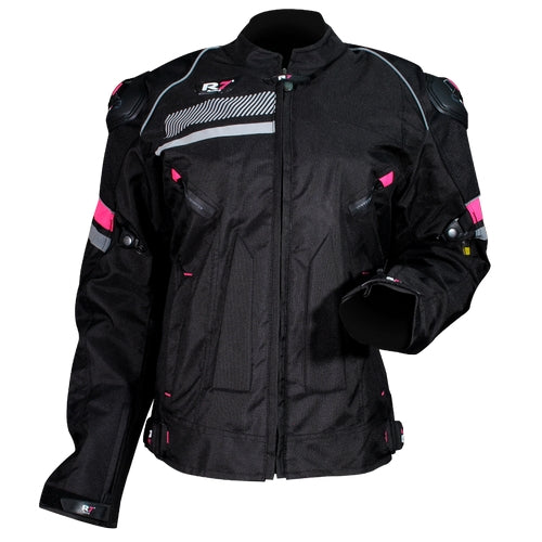 Chamarra de Moto R7 243 Rosa - Moto Helmets  -  - Chamarras, Chamarras Mujer, Equipamento Mujer, Equipo