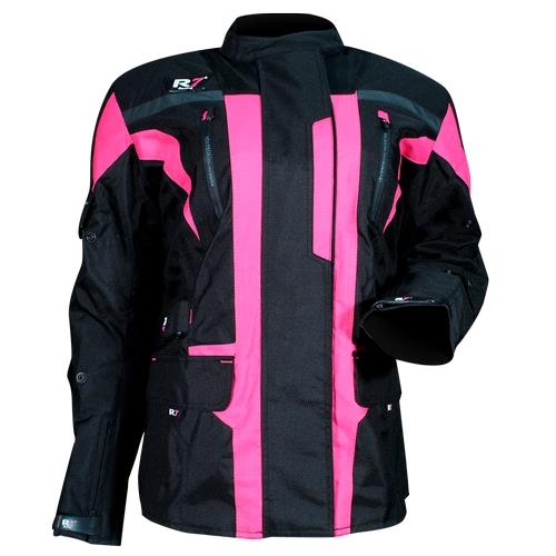 Chamarra de Moto R7 246 Rosa Fluo - Moto Helmets  -  - Chamarras Mujer, Equipo