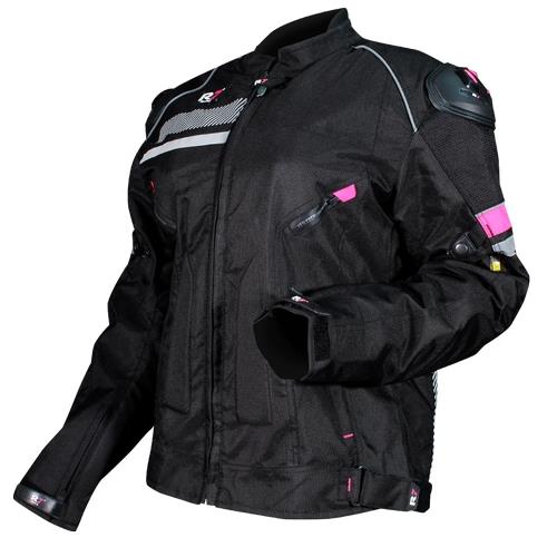 Chamarra de Moto R7 243 Rosa - Moto Helmets  -  - Chamarras, Chamarras Mujer, Equipamento Mujer, Equipo