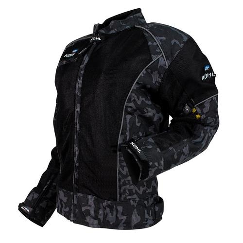 Chamarra Deportiva Kohl 477 Dama Negro Camo - Moto Helmets  -  - Chamarras, Chamarras Mujer, Equipamento Mujer, Equipo