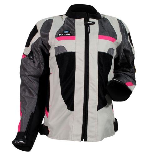 Chamarra Deportiva Kohl 470 Dama Rosa - Moto Helmets  -  - Chamarras, Chamarras Mujer, Equipamento Mujer, Equipo