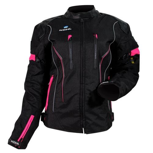 Chamarra Deportiva Kohl 419 Dama Rosa - Moto Helmets  -  - Chamarras, Chamarras Mujer, Equipamento Mujer, Equipo