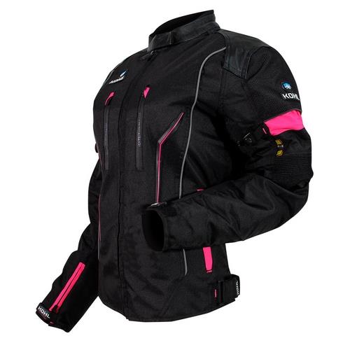 Chamarra Deportiva Kohl 419 Dama Rosa - Moto Helmets  -  - Chamarras, Chamarras Mujer, Equipamento Mujer, Equipo