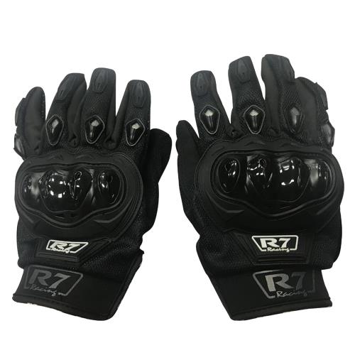 Guantes Con Protección R7 2 Negro Con Touch - Moto Helmets  -  - Equipo, guantes