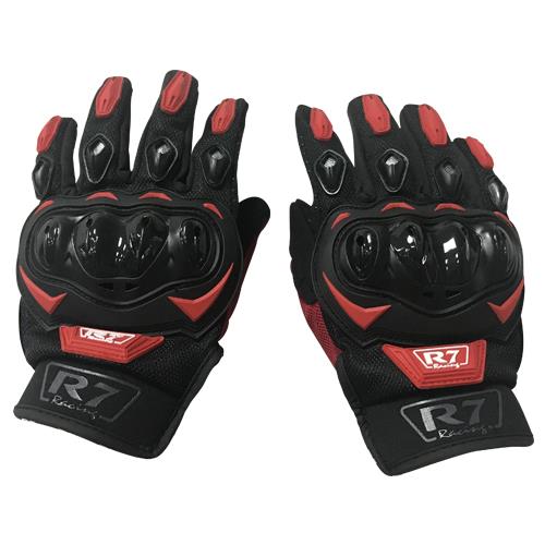 Guantes Con Protección R7 2 Rojo Con Touch - Moto Helmets  -  - Equipo, guantes