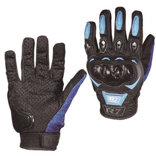 Guantes Con Protección R7 2 Azul Con Touch - Moto Helmets  -  - Equipo, guantes