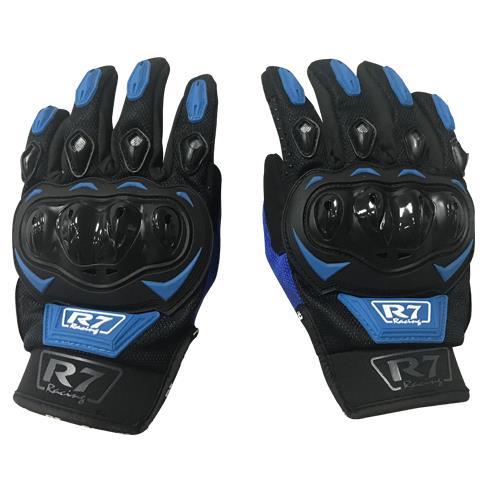 Guantes Con Protección R7 2 Azul Con Touch - Moto Helmets  -  - Equipo, guantes