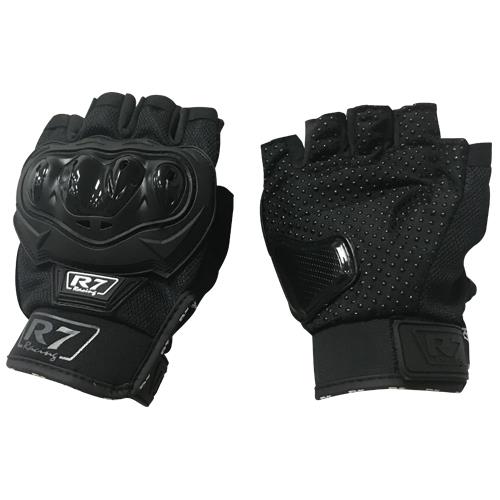 Guantaletas Con Protección R7 3 Negro - Moto Helmets  -  - Equipo, guantes