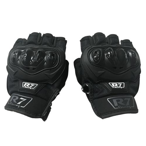 Guantaletas Con Protección R7 3 Negro - Moto Helmets  -  - Equipo, guantes