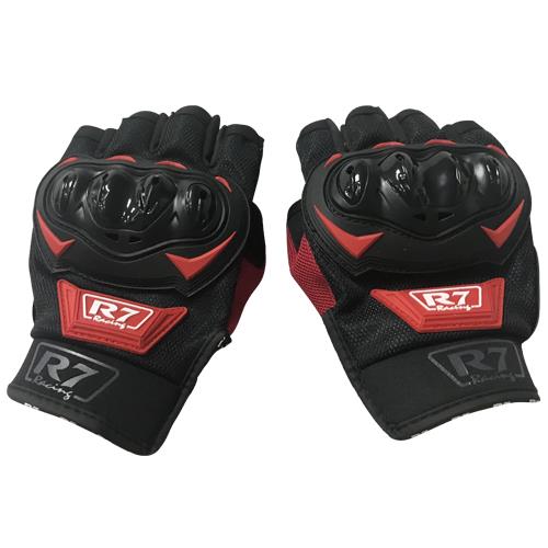 Guantaletas Con Protección R7 3 Rojo - Moto Helmets  -  - Equipo, guantes