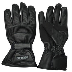 Guantes de piel Kohl 178 Negro - Moto Helmets  -  - Equipo, guantes