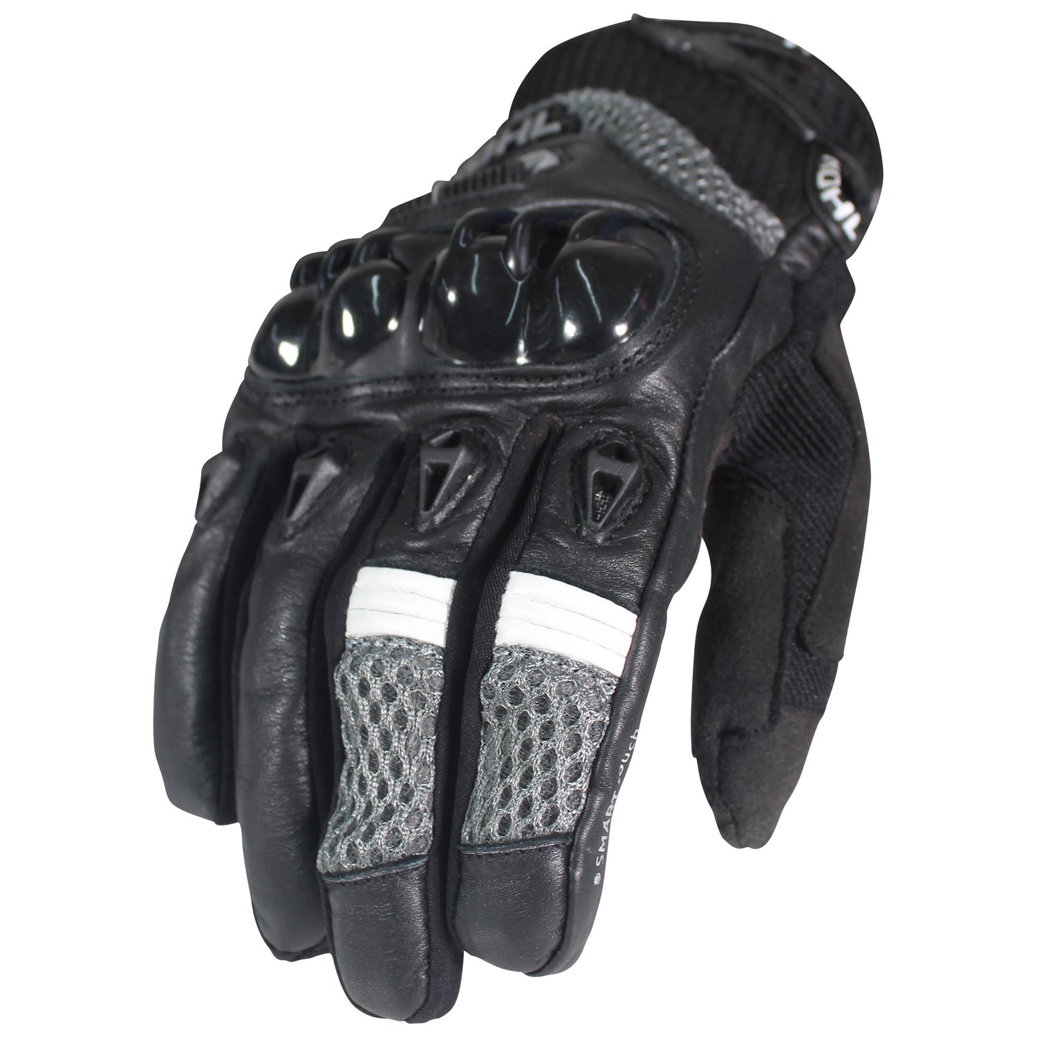 Guantes de piel ventilado Kohl 204 Gris - Moto Helmets  -  - Equipo, guantes