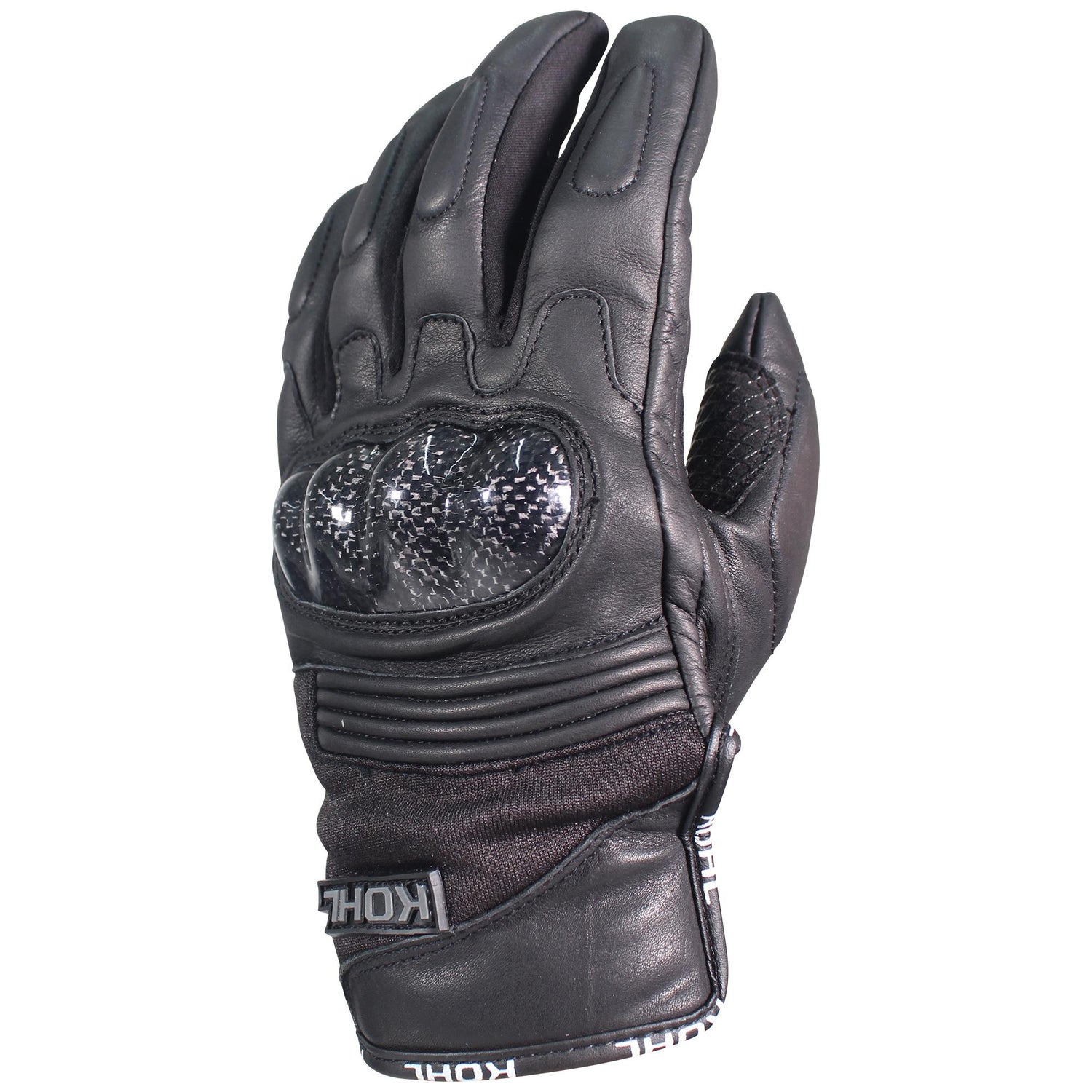 Guantes de piel ventilado Kohl 205 Negro - Moto Helmets  -  - Equipo, guantes