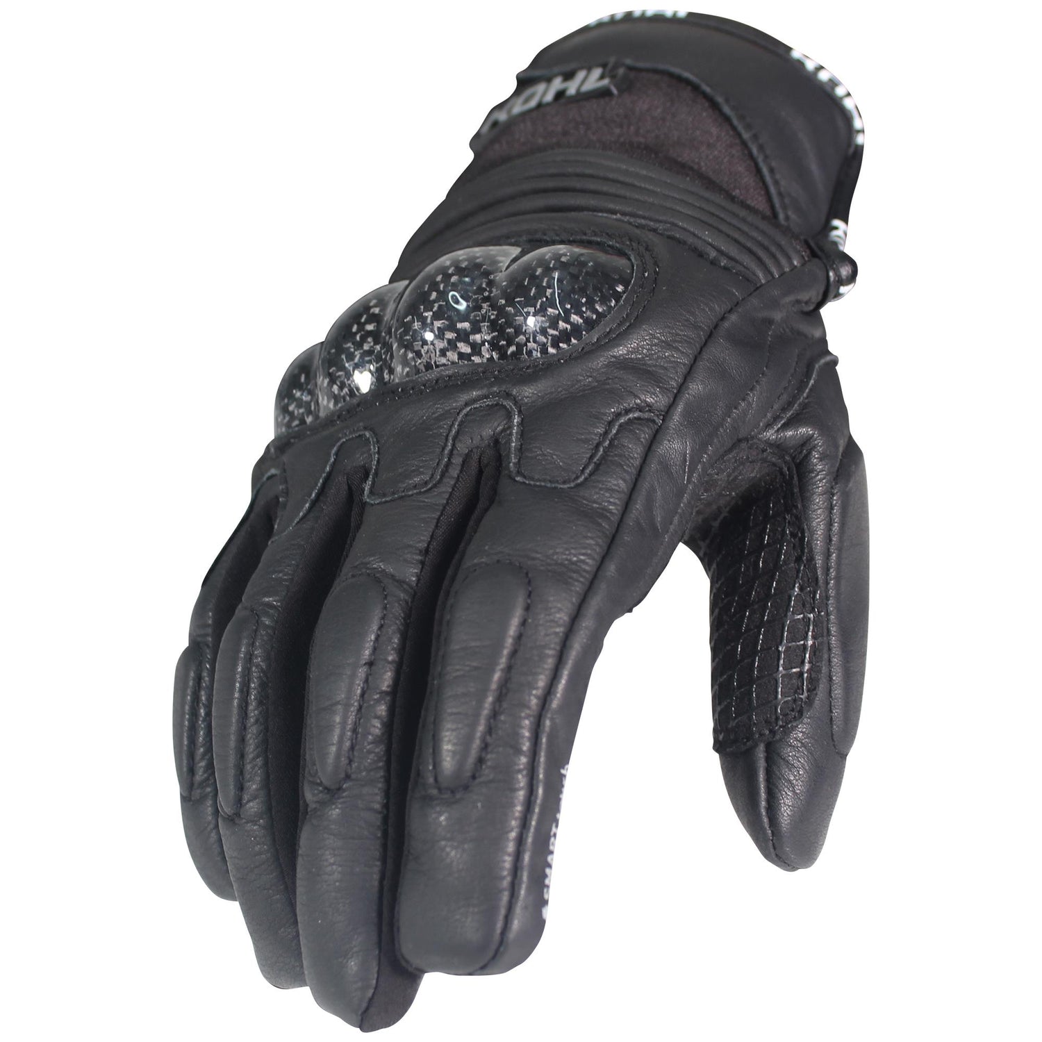 Guantes de piel ventilado Kohl 205 Negro - Moto Helmets  -  - Equipo, guantes