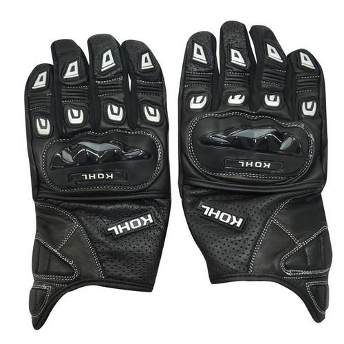 Guantes de piel Kohl 313 Negro - Moto Helmets  -  - Equipo, guantes