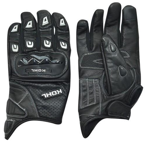 Guantes de piel Kohl 313 Negro - Moto Helmets  -  - Equipo, guantes