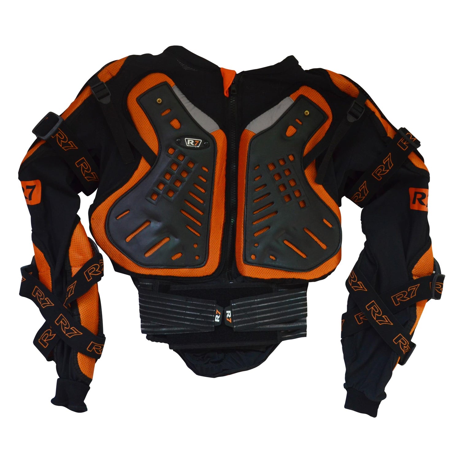 Protector Peto R7 Scorpio V2 Naranja - Moto Helmets  -  - Chamarras, Equipo, Protectores