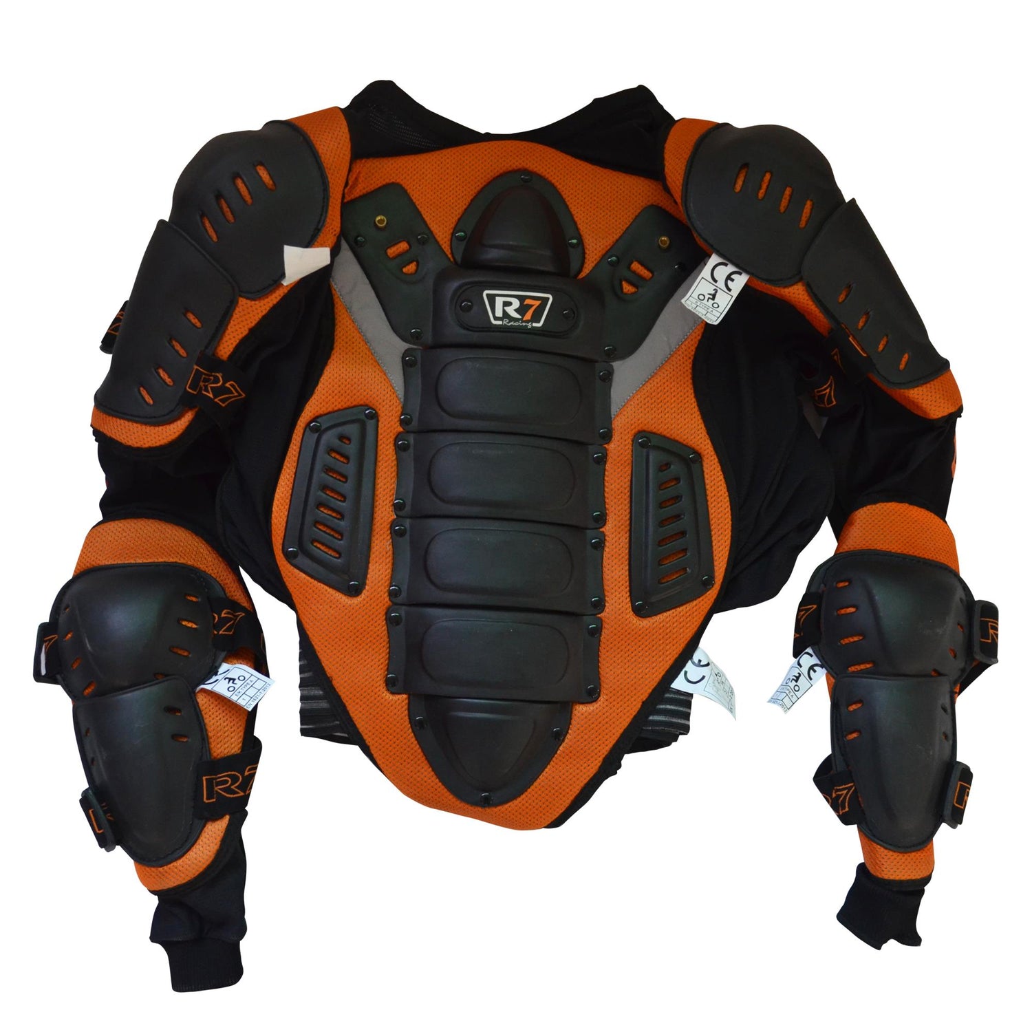 Protector Peto R7 Scorpio V2 Naranja - Moto Helmets  -  - Chamarras, Equipo, Protectores