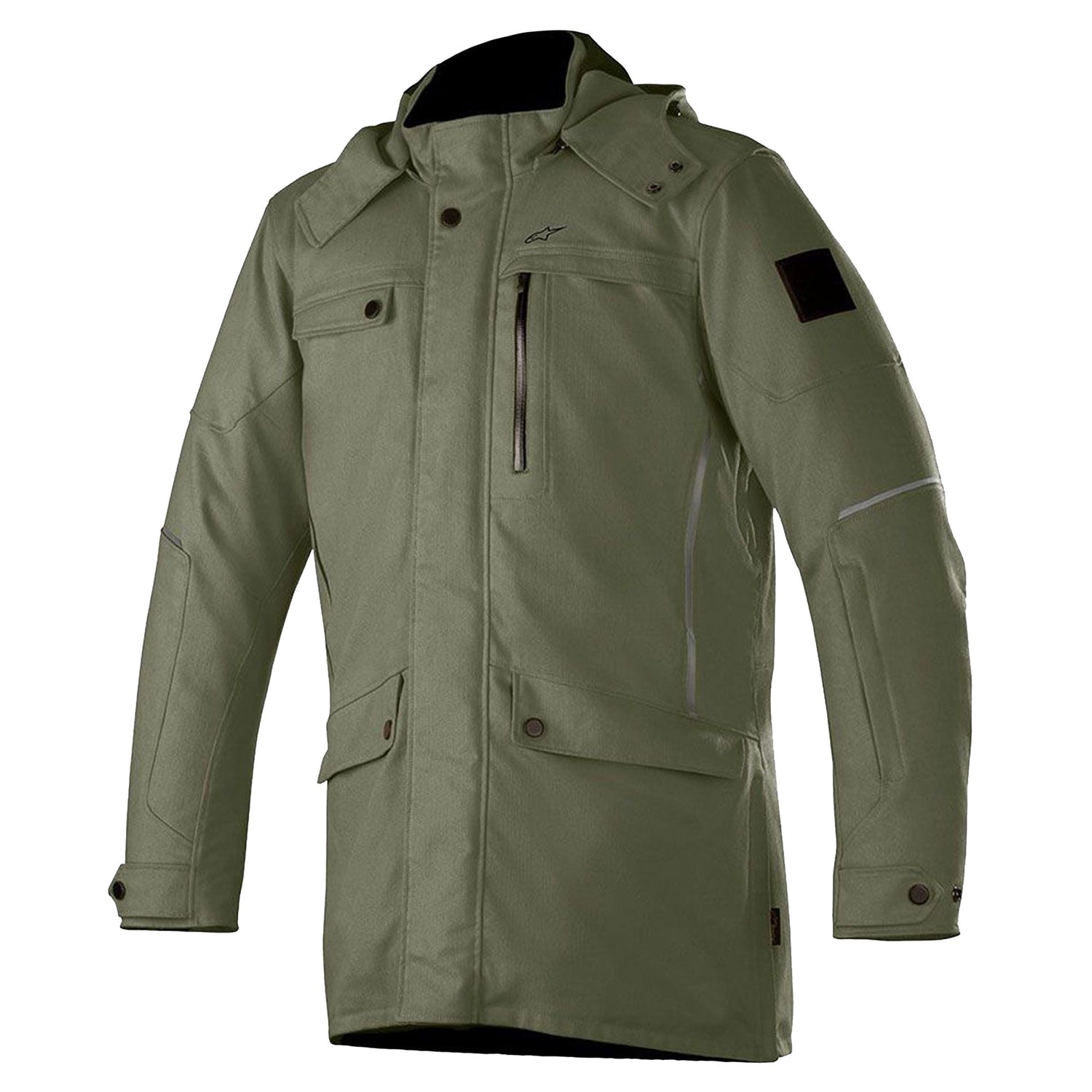 Chamarra Alpinestars Gordon Ds Overcoat Verde - Moto Helmets  -  - Chamarras, Equipo