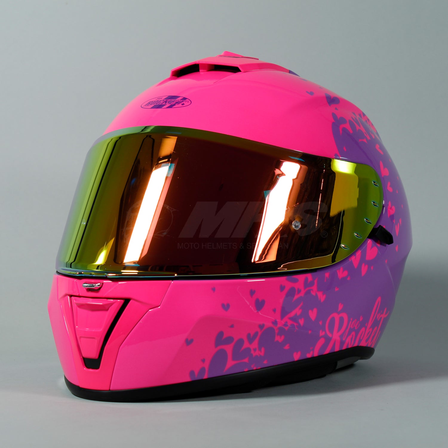 Casco Integral Joe Rocket RKT 15 Heartbreaker Rosa - Moto Helmets  -  - Cascos, Cascos Mujer, Equipamento Mujer, Integrales