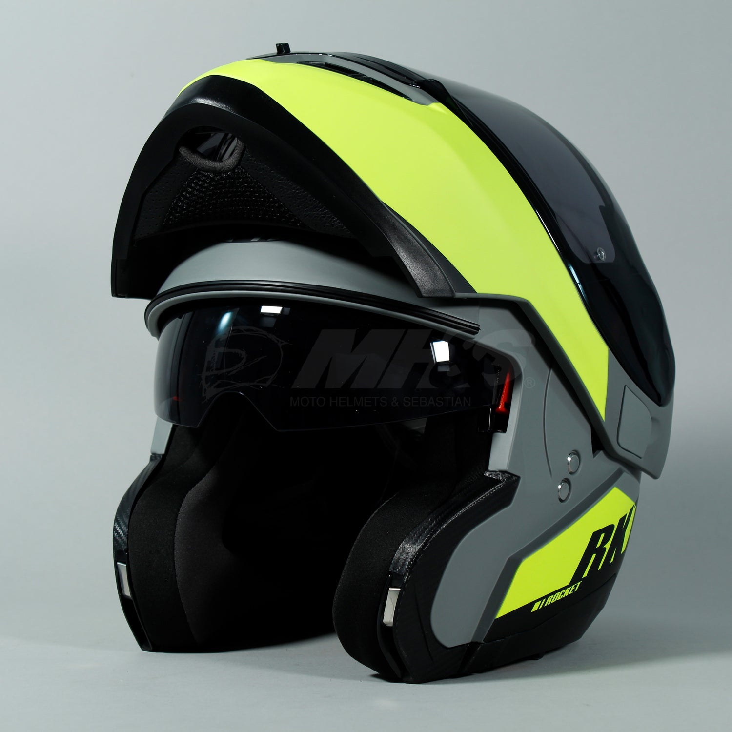 Casco Abatible Joe Rocket Rkt 20 Sonic Hi Visibility - Moto Helmets  -  - Abatibles, Cascos