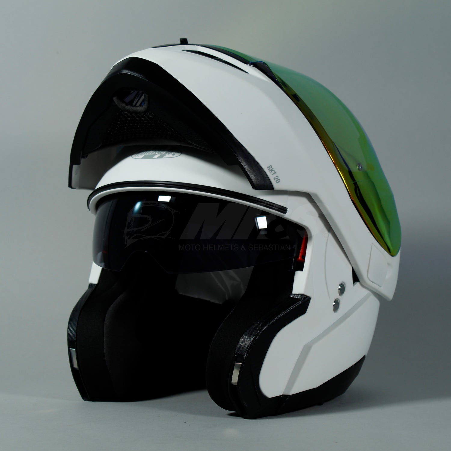 Casco Abatible Joe Rocket Rkt 20 Ion Blanco - Moto Helmets  -  - Abatibles, Cascos, Cascos Mujer, Equipamento Mujer