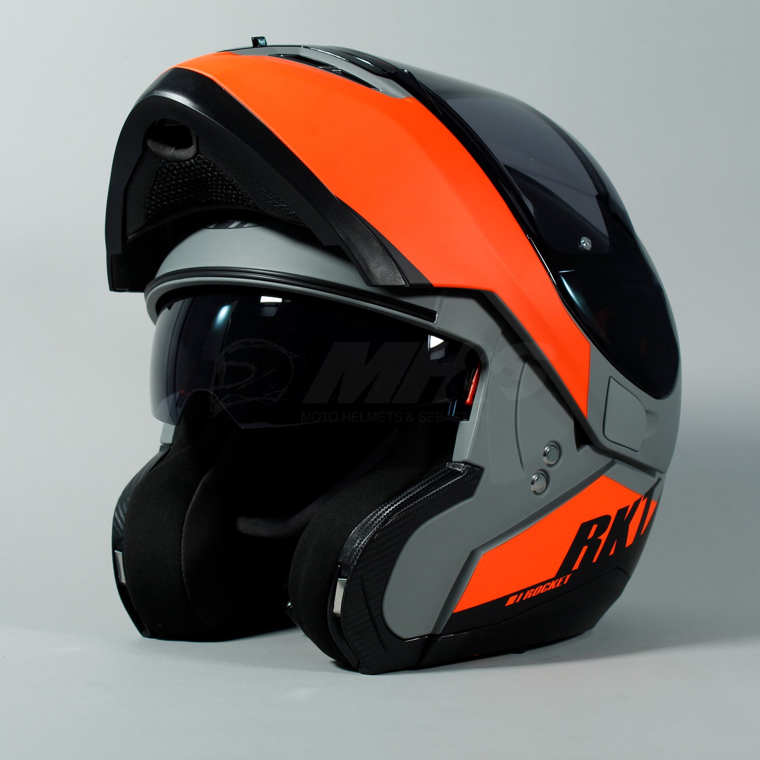 Casco Abatible Joe Rocket Rkt 20 Sonic Naranja - Moto Helmets  -  - Abatibles, Cascos