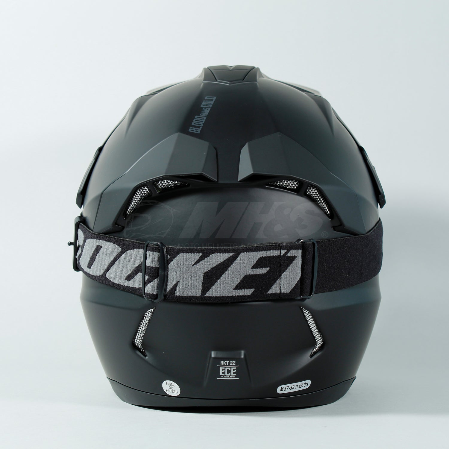 Casco Cross Joe Rocket RKT Ion 22 Solid Negro Mate - Moto Helmets  -  - Cascos, Cross