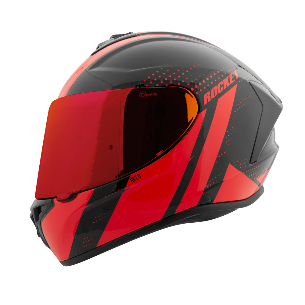 Casco Joe Rocket RKT 8 Velocity OUTLET Rojo Negro Moto Helmets Sebastian